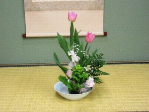 いけばな体験④